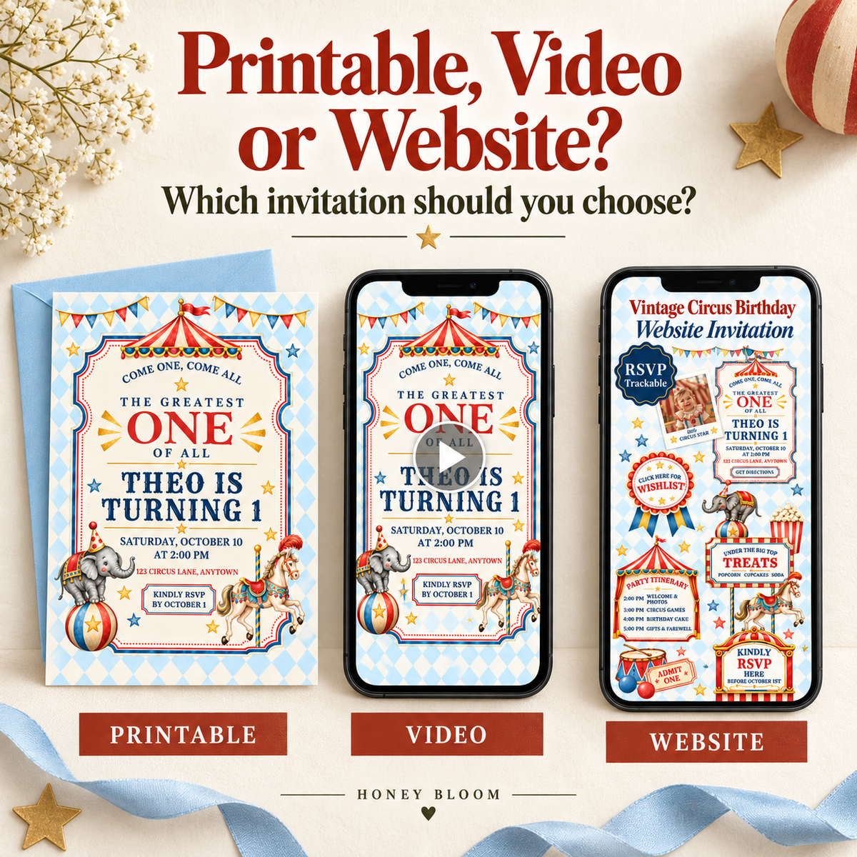 Printable Invitation, Video or Invitation Website: Which Should You Choose?