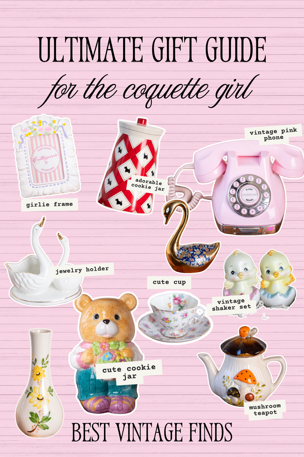 The Ultimate Vintage Coquette Gift Guide: 13 Feminine Gift Ideas