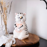 Vintage Cat Cookie Jar | Ceramic Kitsch Canister | Whimsical Cottagecore Kitchen Decor