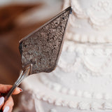 Vintage Cake Server Spatula | Ornate Silver Cake Knife | Antique Wedding Cake Server | Bridal Shower Gift