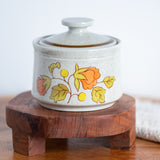 Vintage Haniwa Stoneware Teapot Set – 1970s Floral Tea Set from Japan