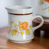 Vintage Haniwa Stoneware Teapot Set – 1970s Floral Tea Set from Japan