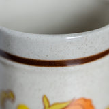 Vintage Haniwa Stoneware Teapot Set – 1970s Floral Tea Set from Japan