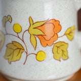 Vintage Haniwa Stoneware Teapot Set – 1970s Floral Tea Set from Japan