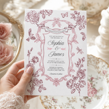 Vintage Chinoiserie Wedding | Invitation Template