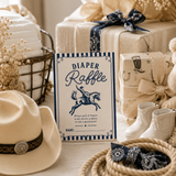 Little Cowboy Diaper Raffle Card Printable