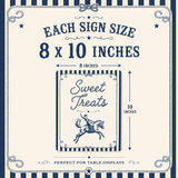 Little Cowboy Baby Shower Table Signs, 6 Editable 8x10 Western Canva Signs