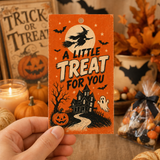 Retro Halloween Party Favors Template