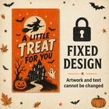 Retro Halloween Party Favors Template