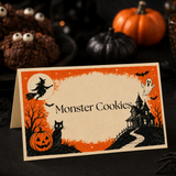 Retro Halloween Party Bundle – Editable Canva Party Templates