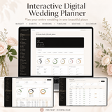 Ultimate Wedding Planner HTML | Interactive Digital Wedding Organizer with Budget, Guest List, Checklist, Timeline & Vendor Tracker
