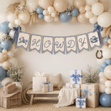 Little Cowboy Baby Shower Banner Printable | Western Howdy Banner