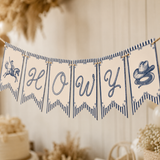 Little Cowboy Baby Shower Banner Printable | Western Howdy Banner