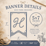 Little Cowboy Baby Shower Banner Printable | Western Howdy Banner