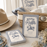 Little Cowboy Diaper Raffle Card Printable