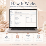 New Mom Survival Planner | Interactive Baby Tracker + Newborn Guide Library