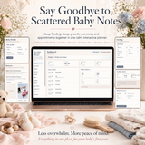 New Mom Survival Planner | Interactive Baby Tracker + Newborn Guide Library