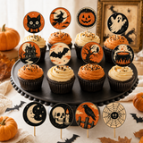 Retro Halloween Party Bundle – Editable Canva Party Templates