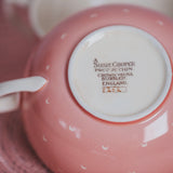 Coupelles Art Déco Susie Cooper en forme de croissant, lot de 2 | Crown Works Burslem Angleterre | Rose Vintage années 30 40