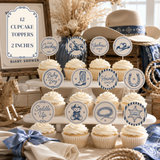 Little Cowboy Baby Shower Bundle, Western Printable Party Decor