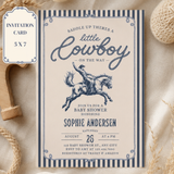 Little Cowboy Baby Shower Bundle, Western Printable Party Decor