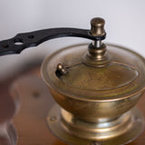 Vintage Art Meston Le Poder Coffee Grinder – Copper & Wood Manual Coffee Mill