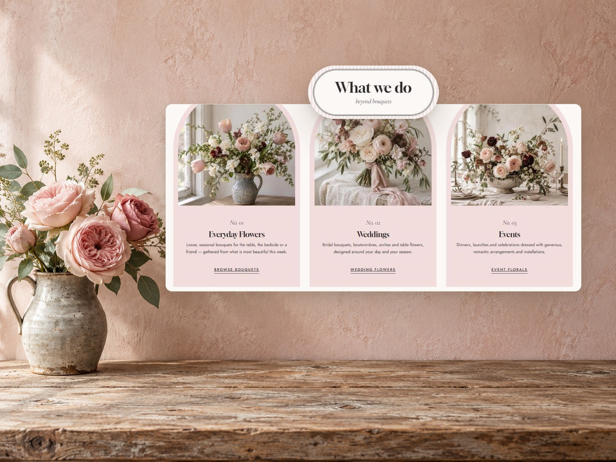 Services for every occasion