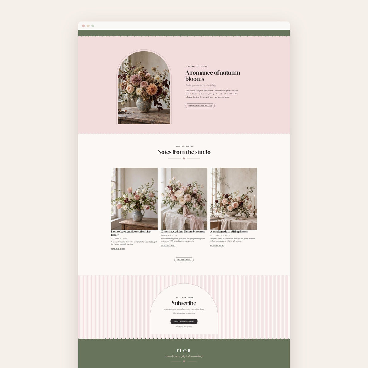 Flor WordPress Theme