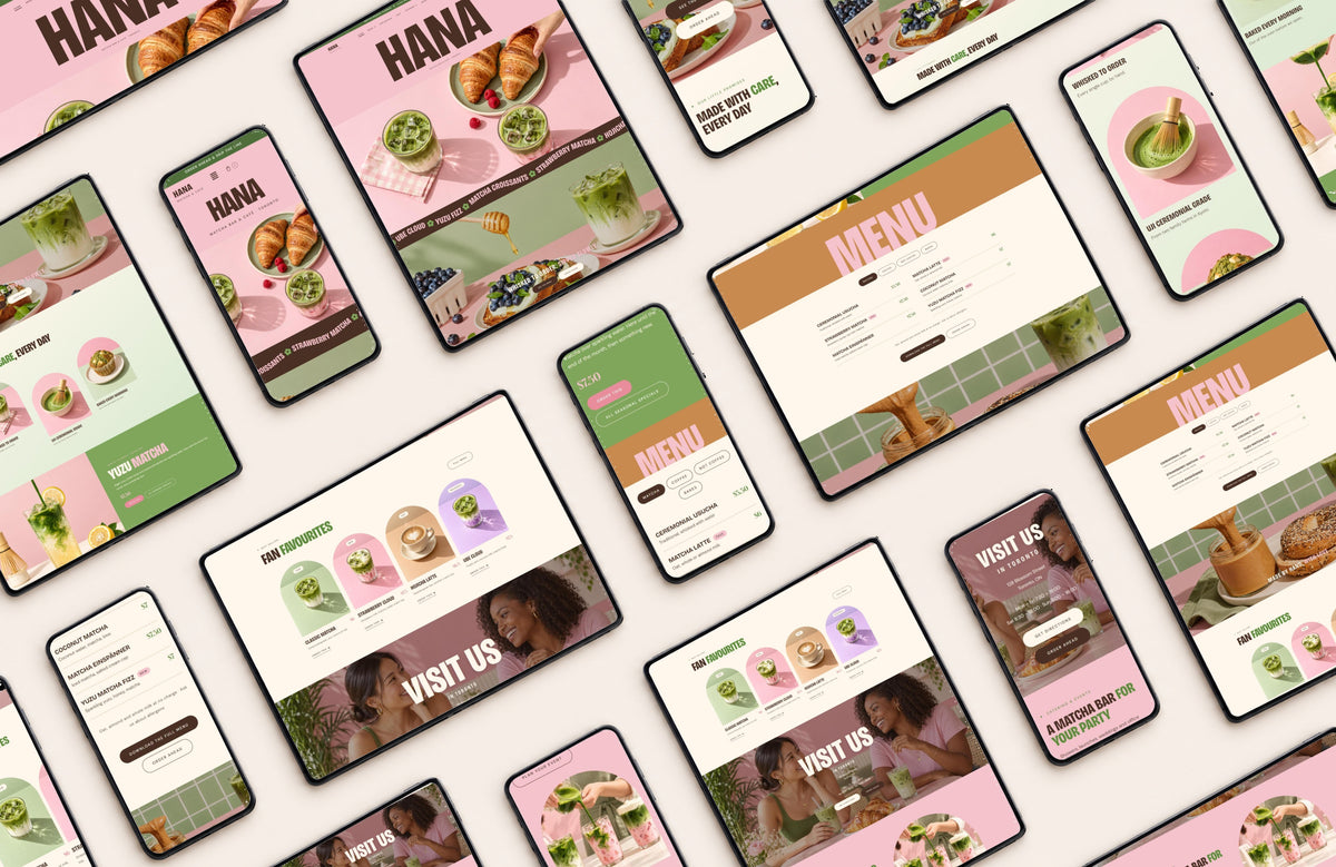 HANA on desktop, tablet and phone #page