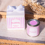 bubbly | sparkling champagne + fresh berries + tangerine