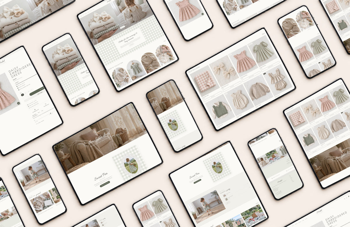 Mabel on desktop, tablet and phone #page