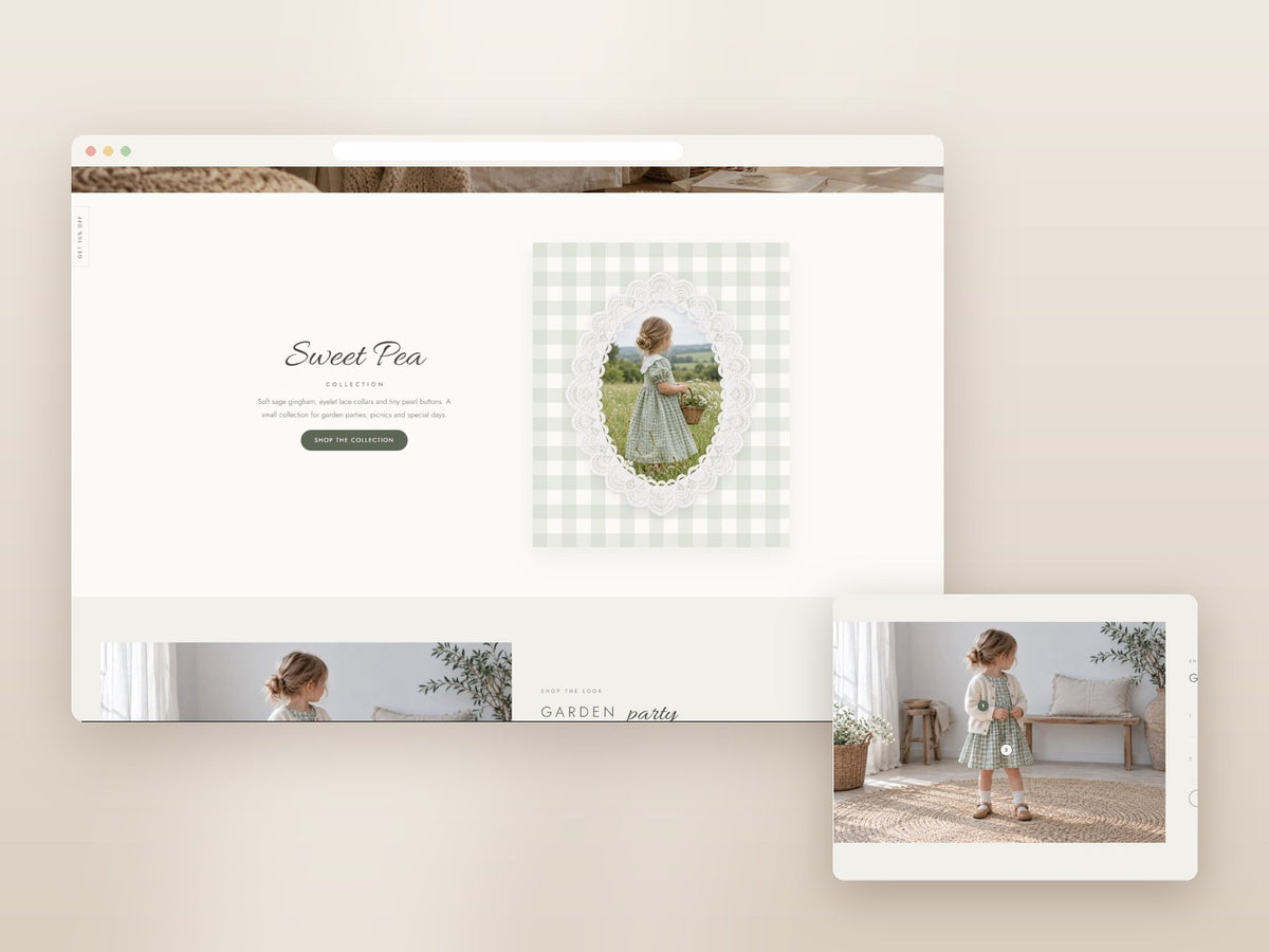Lookbook-style collections
