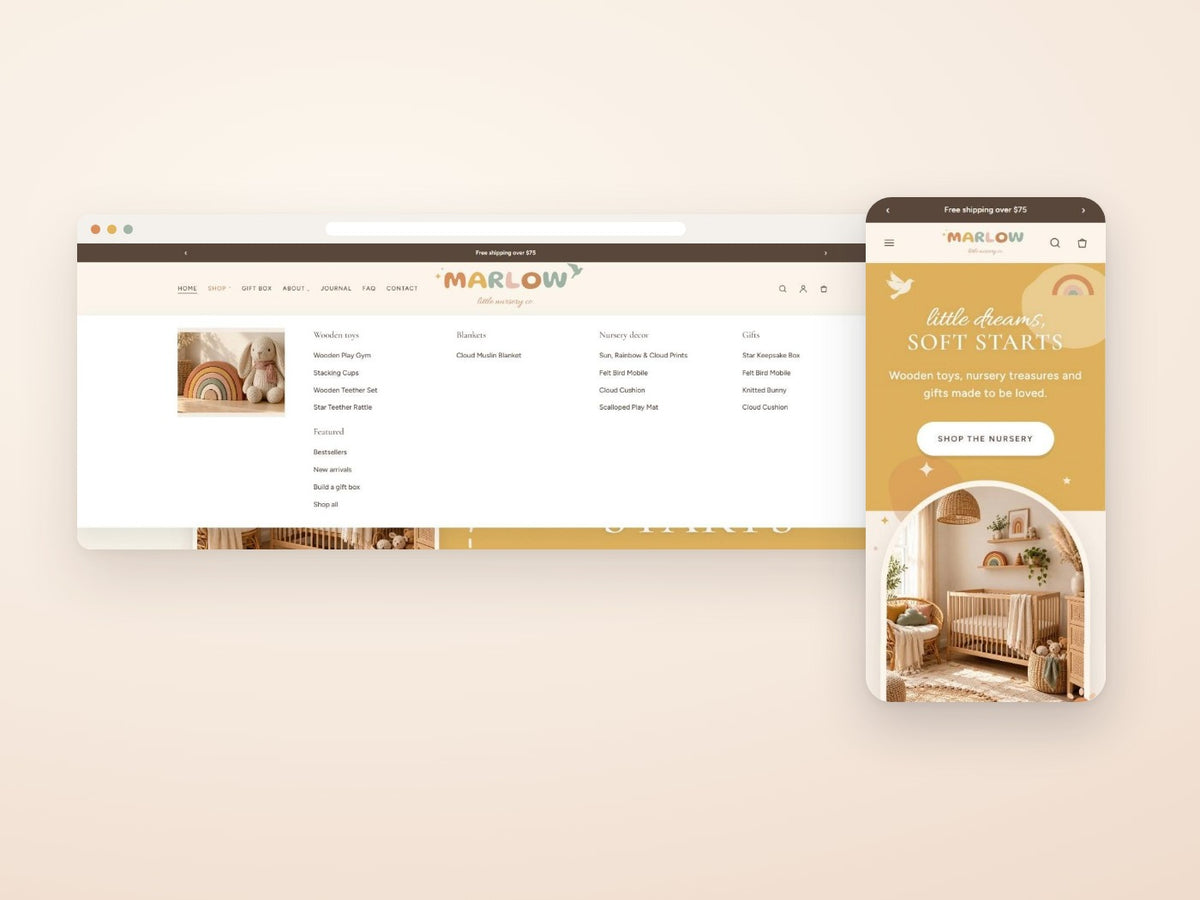Mega menu