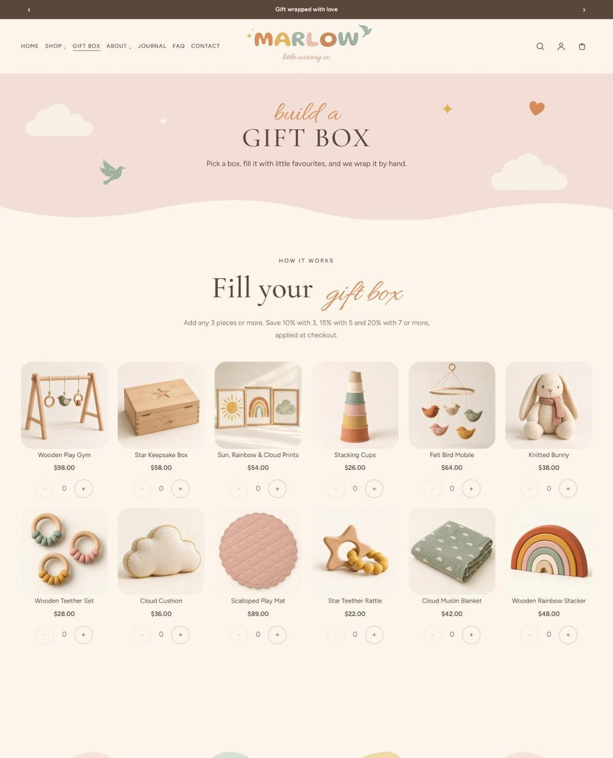 MARLOW build-a-gift-box page #page