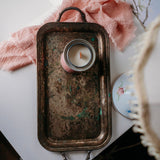 Rustic Copper Serving Tray | Made in Canada | Vintage Copper Decor