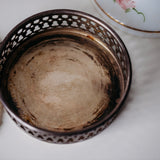 Vintage Moroccan Copper Tray E.P. | Small Decorative Tray | Jewelry Dish or Candle Holder | Boho & Cottagecore Home Decor