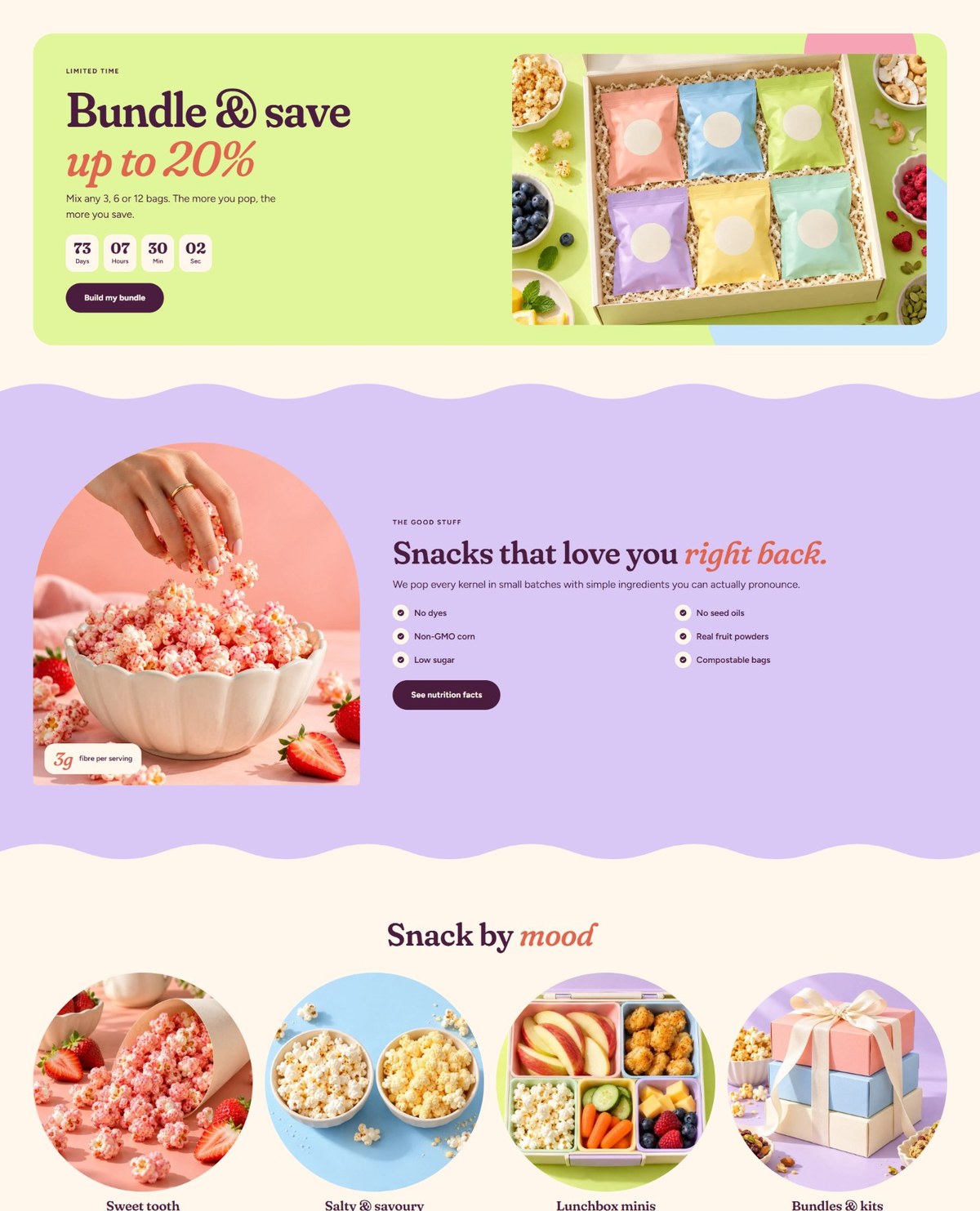 POPPY bundle & save and benefits #page