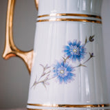 Polish Vintage Porcelain Carafe – Romantic Kitchen Styling Piece