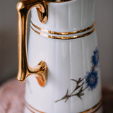 Polish Vintage Porcelain Carafe – Romantic Kitchen Styling Piece
