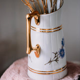 Polish Vintage Porcelain Carafe – Romantic Kitchen Styling Piece