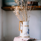 Polish Vintage Porcelain Carafe – Romantic Kitchen Styling Piece