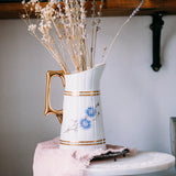 Polish Vintage Porcelain Carafe – Romantic Kitchen Styling Piece