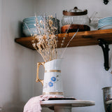 Polish Vintage Porcelain Carafe – Romantic Kitchen Styling Piece
