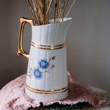 Polish Vintage Porcelain Carafe – Romantic Kitchen Styling Piece