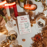 Whimsical Christmas Party Invitation Template | Editable Canva Party Like Santa Invite