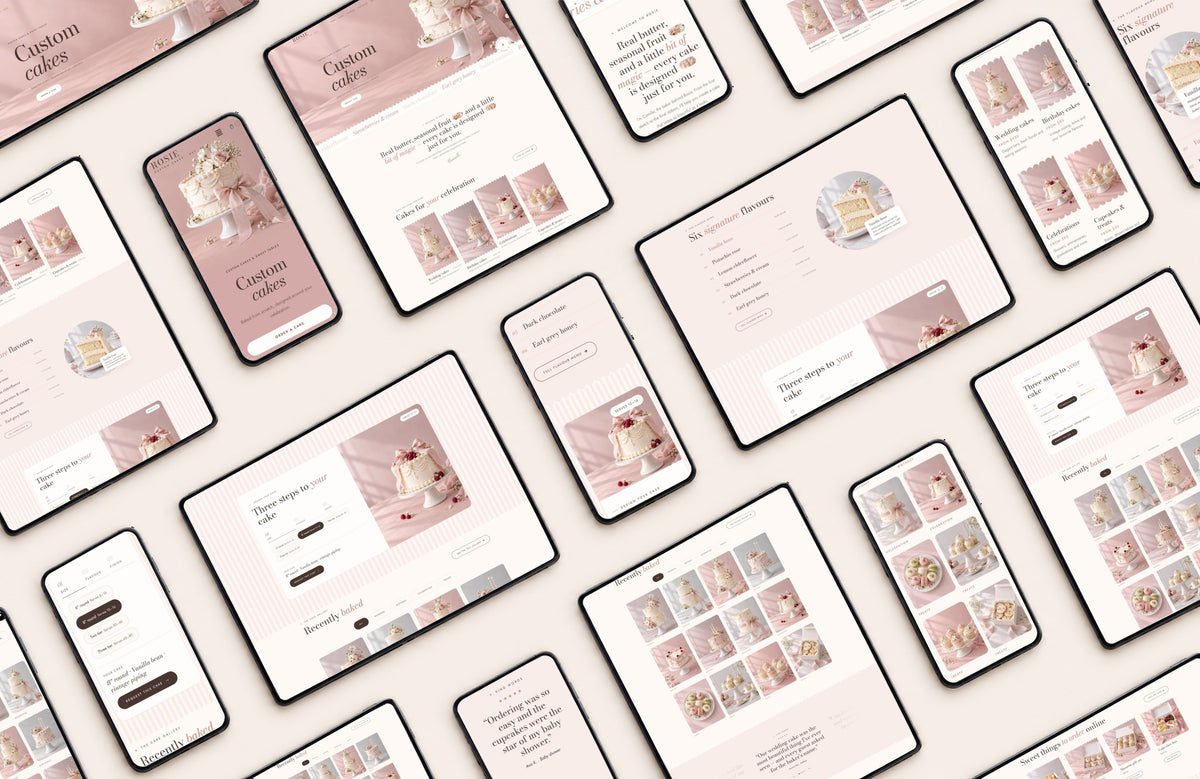ROSIE on desktop, tablet and phone #page