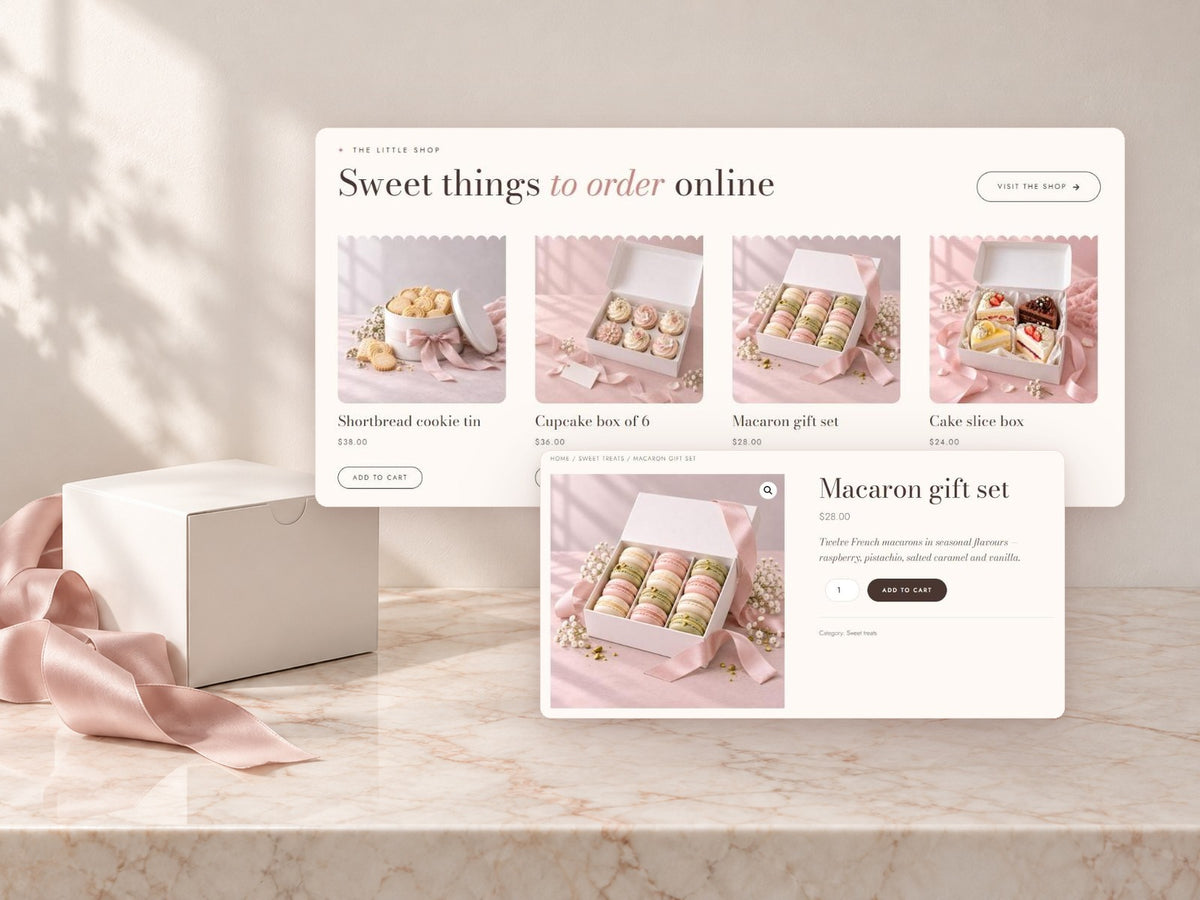 Optional online shop