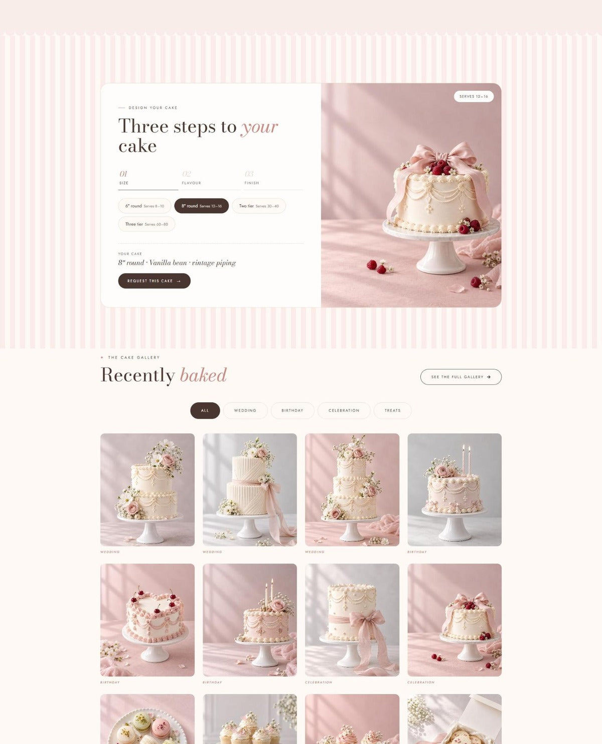 ROSIE cake builder #page