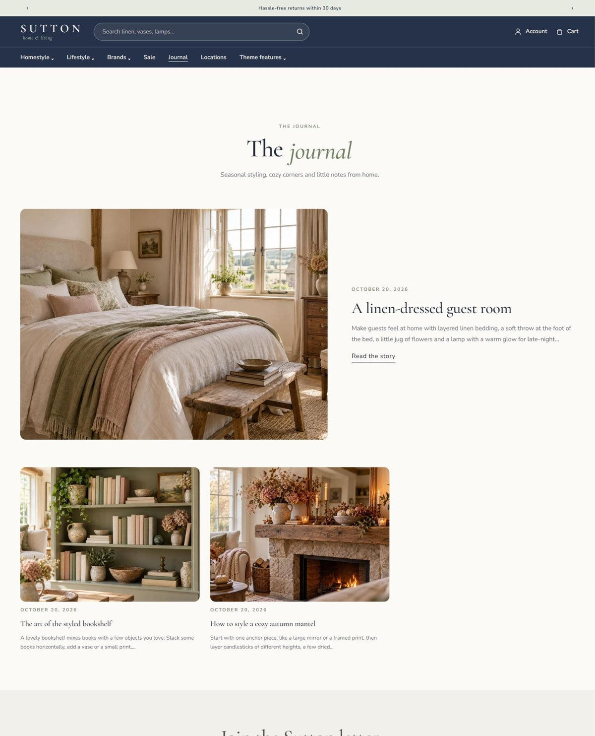 SUTTON journal (blog) page #page