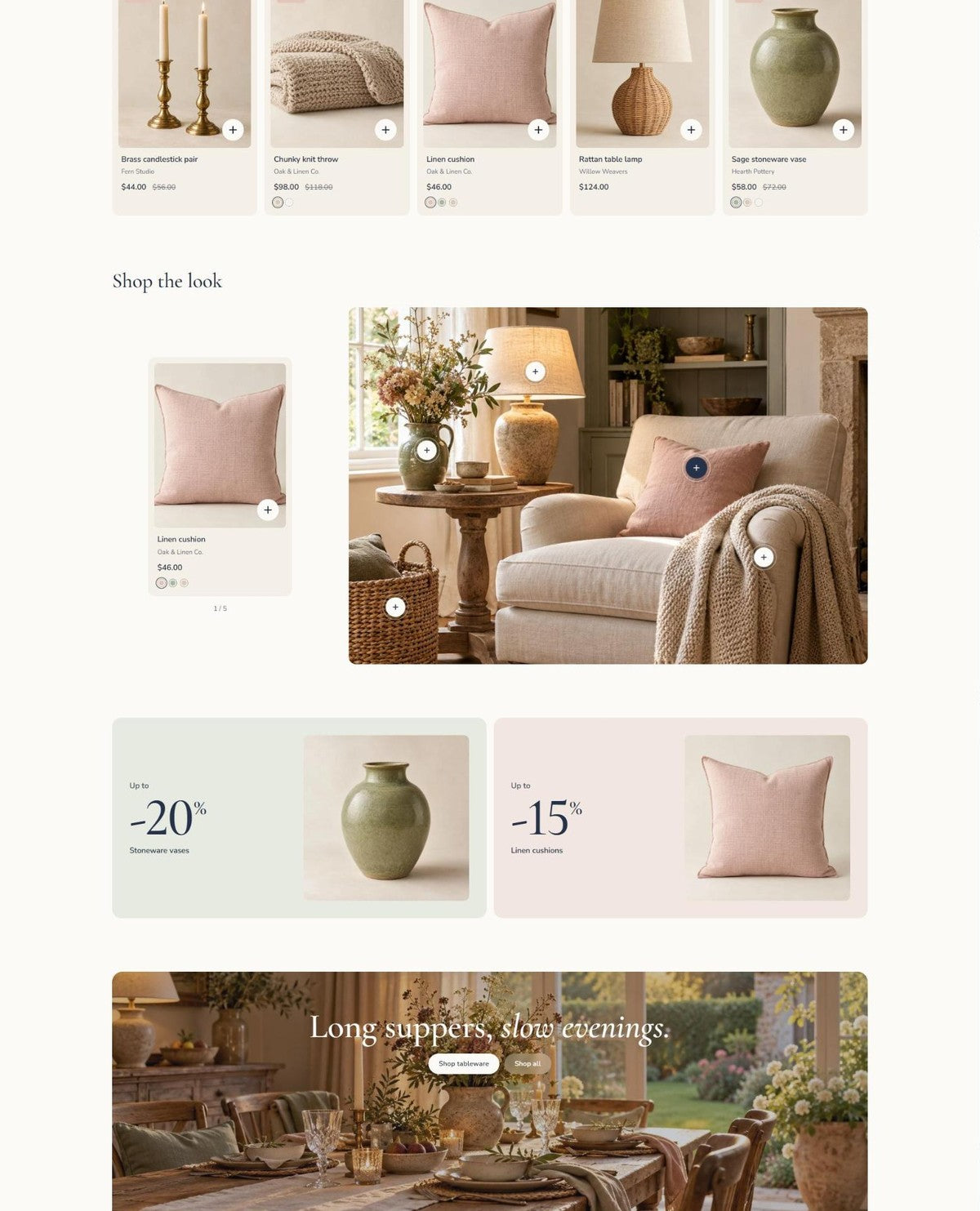 SUTTON shop the look and offers #page